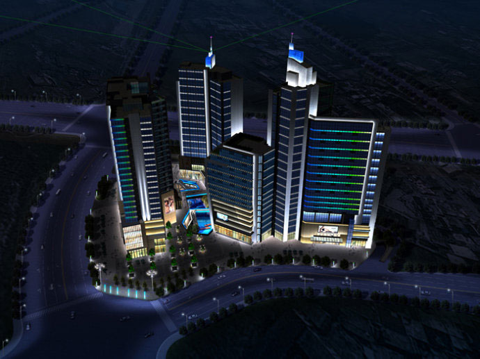 商業(yè)廣場亮化工程